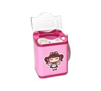 YolieraArt Limpiador automático de brochas de maquillaje, mini dispositivo electrónico de lavadora para esponjas de belleza y cepillos cosméticos, herramienta de limpieza de plástico portátil con