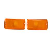 YolieraArt Parking Turn Signal Lamp Housing, Front Bumper Lamp Cover Replacement for J e e p Wr an gl er TJ 1997 to 2006, ABS and PC Construction (Yellow)