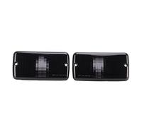 YolieraArt Parking Turn Signal Lamp Housing, Front Bumper Lamp Cover Replacement for J e e p Wr an gl er TJ 1997 to 2006, ABS and PC Construction (Black)