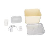 YolieraArt Petness, Cat Water Fountain, Automatic 2 in 1 Pet Water Dispenser with Food Bowl, Quiet Pump with Filtration System, 1.5L Large Capacity, for Cats and Small Dogs, White (Tazón de arroz