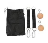 YolieraArt Pull Up Ball Grip, Anti-Slip Wooden Strength Training Grip Balls with Straps, Portable Arm and Forearm Ejercise Equipment for Home Gym, Climbing, Fitness