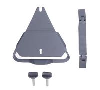 YolieraArt S t a r l i n k Mini Mount, ajuste de poste de 0.47 a 1.9 pulgadas, aleación de aluminio, carga de 500 libras, antirrobo, para techo de coche, furgoneta RV, elegante acabado gris