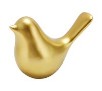 YolieraArt Small Birds Statues, Nordic Large Gold Resin Bird Figurine, 4.9 x 3.7 x 2.4 Inches, Glossy Surface, Decor for Living Room, Office Desktop and Sample Room, Ideal Gift