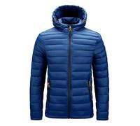Yolimok Chaqueta Acolchada de Plumas para Hombre, Abrigo de plumón con capucha Chaqueta Hombre Inviernos Chaqueta Plumas Ligeros Chaqueta Chaqueta Plumón Caliente Deporte Chaqueta Tallas Grantes