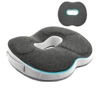Yolispa Cojín Antiescaras para Silla, Cojín Ortopédico en Forma de Donut para Silla Oficina, Cojines Ortopédico ergonómico para el Alivio de Hemorroides, Próstata, Coxis