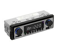 Yolispa Radio de coche, estéreo Bluetooth con puerto USB/SD/AUX, audio FM para coche 4 x 60W, reproductor MP3 digital, autoradio con manos libres y control remoto