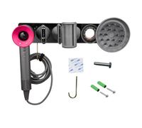 Yolispa Soporte universal para secador de pelo, soporte de pared universal, soporte de pared, soporte para cables, soporte para secador de pelo para Dyson HD08 HD01 HD02 HD03 HD04