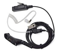 Yolispa Tubo de Aire Auricular Auricular de micrófono para Motorola Radio de Dos vías walkie Talkie dp4400 dp4401 dp4600 dp4800 dp4801