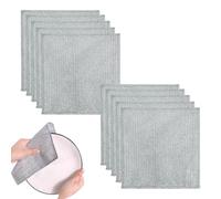 Yolistar Reutilizable de Alambre Lavar Platos,Trapos de Cocina Platos,Doble Capa Paño de Limpieza de Alambre de Acero（10 PCS）