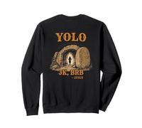 Yolo JK BRB Jesus Christ Funny Christian Easter Sunday Joke Sudadera