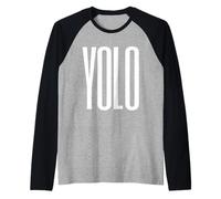 Yolo You Only Live Once Camiseta Manga Raglan