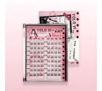 YOLO YYX - Heroine Camellia Series Individual Natural False Eyelashes - 2 Types Natural - Photogenic (8 pairs/64 clusters)
