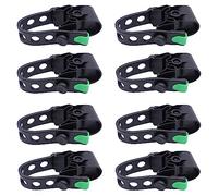 YOLOCKEY 8 Correas de Repuesto para portabicicletas, Correa de Enganche para Bicicleta, Soporte de Bicicleta, Correas de Goma de Repuesto, Gancho de Repuesto para Enganche de Remolque de 1 Pulgada