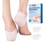 YOLONCE 3 Pares Taloneras de Silicona, Transpirables Protector de silicona para Talón, Protectores de talón de silicona suave, Contra deslizamientos y frotamientos