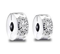 Yoltien Paquete de 2 Colgantes para Mujer, Compatibles con Colgante Pandora, Colg-ante de Cuentas, Colg-ante para Mujer, Pulsera, Regalo de Cumpleaños, Regalo de Fiesta para Novia