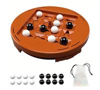 yolzhxe Juego de Ajedrez LóGico de Seguimiento, con 8 Piezas Cada Una, Juego de Estrategia for el Desarrollo del Pensamiento, Juegos de Ajedrez LóGico, Familia de Dos Jugadores para NiñOs y Adultos
