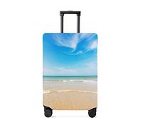 yomeeaaaa Funda de equipaje de viaje de playa tropical, fundas elásticas antiarañazos para equipaje, fundas de equipaje lavables de 19 a 21 pulgadas, Coastaljim2244, L(25-28in)