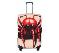 yomeeaaaa Funda elástica para equipaje de viaje, cubierta de araña roja, protector de equipaje para viajes, fundas antiarañazos para adultos, lavable, decoración (18-32 pulgadas), Black, XL(29-32in)