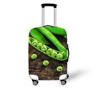 yomeeaaaa Funda para equipaje de viaje de 18 a 30 pulgadas, patrón colorido 3D (S (funda de 18-22 pulgadas), 05), Guisante, L(25-28in)