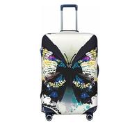 yomeeaaaa Funda protectora de equipaje de viaje con diseño de caballo marrón que corre a lo largo de la playa, funda lavable con ruedas para equipaje, fundas de equipaje para cremallera y hebilla,