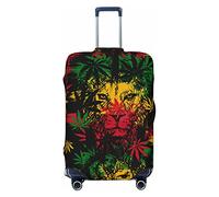 yomeeaaaa Lion'S Head - Funda elástica para equipaje de viaje, funda protectora para maletero, se aplica a 19 a 32 pulgadas Covermedium, Black, M(22-24in)