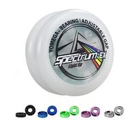 Yomega Spectrum EX yoyo con LED multicolor+6 modos de iluminación de colores. Profesional yo-yo diseñado para trucos de looping, con 5 ajustes de Gap Best yoyos Performance Answer para jugadores de 2A