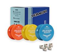 Yomega Yoyo Alpha Wing 3X, yoyo de eje fijo diseñado para principiantes. Juego de trucos de cuerda y entusiastas del eje fijo (sólido)