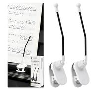 YOMEKASO - Clip duradero para libro de música de piano, soporte de página para soporte de música, perfecto para accesorios de piano y carpetas de música