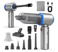 Yomile Aspirador de Mano, 25000Pa/120W Mini Aspirador Recargable, Aspiradoras de Mano con Motor sin Escobillas de 210.000 RPM, Aspirador sin Cable para Coche, para Uso en la Oficina, el hogar
