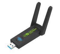 Yominerr Adaptador WiFi USB3.0 de 1300Mbps, Doble Banda, 2,4G, 5Ghz, Antena Dongle Sans WiFi, Adaptador de Tarjeta USB Ethernet
