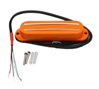 Yominerr Adecuado para Pastillas de Guitarra Eléctrica, Humbuckers de Guitarra Eléctrica de Seis Cuerdas y Pastillas de Hoja de Doble Riel, Naranja