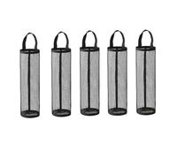 Yominerr Bolsa de Basura para Colgar en la Pared, para Cocina, Almacenamiento Visual, Mágica, Sin Perforaciones, Extraíble, Bolsa de Plástico, Bolsa de Almacenamiento, Color Negro