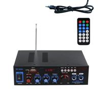 Yominerr BT-309A Amplificador Bluetooth 5.0 para Altavoces Amplificador de Potencia de Audio para Automóvil de 2.0 Canales Reproductor de Música HiFi de Graves Enchufe Europeo