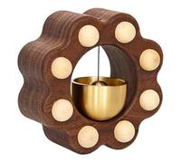 Yominerr Campana de Comerciante para Apertura de Puerta, Timbre de Puerta para Entrada de Negocios, Timbre de Madera Adjunto, Decoración para Entrada A