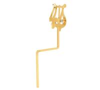 Yominerr Clip musical para saxofón, saxofón alto, clip de marcha, clip musical portátil, color dorado