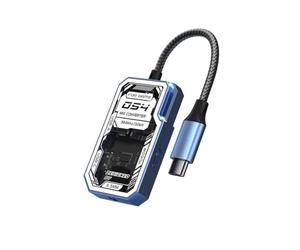 Yominerr Concentrador USB C Transparente 4 en 1, Divisor USB Tipo C para Portátiles, Accesorios de PC, Estación de Acoplamiento, Concentrador USB 3.0 RJ45