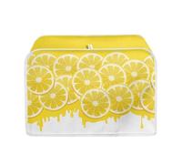 Yominerr Cubierta para Tostadora, Cubierta Antipolvo para Horno Tostador de Pan de 2 Rebanadas, Decoración de Accesorios de Cocina para el Hogar, Limón