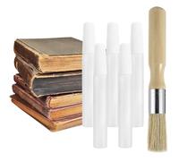Yominerr Juego de 6 Pegamentos para Libros con Pinceles para Encuadernación, Reparación de Sobres y Manualidades.