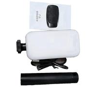 Yominerr Luces de FotografíA Luces LED con Soporte para TeléFono Celular de Escritorio Luz de Relleno de TransmisióN Directa Luz Ambiental RGB,A