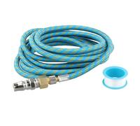 Yominerr Manguera de Aire para Aerógrafo Trenzada de Nailon de 3 Metros/9,84 Pies, Adaptador Estándar de 1/8-1/4 Pulgadas para Air Bursh