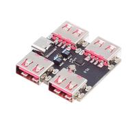 Yominerr Módulo Concentrador USB 2.0 de 4 Canales, Divisor USB 2.0, Extensor USB-HUB Tipo C, Placa de Expansión de 40 MB/S