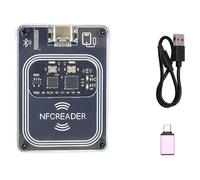 Yominerr Módulo Inalámbrico RFID NFC PCR532 con Bluetooth, Lector de Tarjetas IC, Escritor, Emulador RFID, Minicopia con Interfaz Tipo C