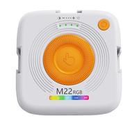 Yominerr Nueva Luz de Bolsillo Magnética RGB M22 para Videoconferencia, Luz de Relleno para Teléfono Móvil, Cámara de Fotos, Fotografía en, Luz en B