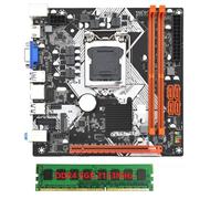 Yominerr Placa Base para Computadora ITX H110 con 8G 2133Mhz DDR4 RAM LGA1151 DDR4 Compatible con 32GB Gigabit Ethernet M.2 Nvme PCI-E 16X