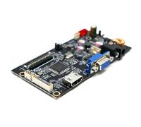 Yominerr Placa de Controlador de Temperatura Amplia Placa de Controlador LCD Módulo de Placa de Controlador de Placa Base de Pantalla de Entrada Compatible con VGA+