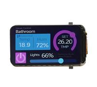 Yominerr Placa de Desarrollo de Pantalla LCD Esp32-C6 de 1,47 Pulgadas con WiFi 6, Bluetooth 5, LED de Color RGB Integrado, Interfaz Tipo C