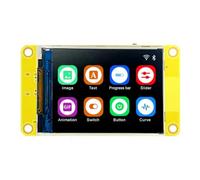 Yominerr Placa de Desarrollo ESP32 de 2,2 Pulgadas, Módulo Compatible con Bluetooth y WiFi, Pantalla LCD, Condensador Lvgl para Arduino240 X 320 B