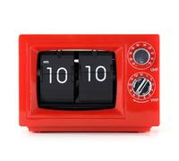 Yominerr Reloj de Escritorio Mecánico Retro con Forma de Televisor: Diseño Clásico para la Decoración de la Sala de Estar, Regalos Vintage C