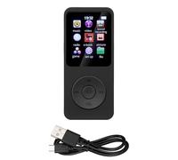 Yominerr Reproductor MP4 MP3 Bluetooth Mini Estudiante Pantalla de 1,8 Pulgadas Tarjeta de Enchufe 64G Reproductor de Música Deportiva