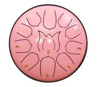 Yominerr Tambor de lluvia rosa 10 de 11 tonos para exteriores, tambor de lluvia de jardín, tambor de chakra de lluvia, tambor esencial, tambor de mano